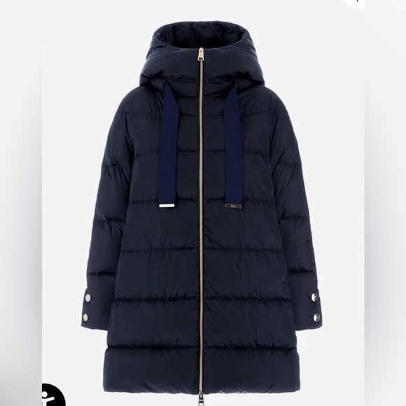 Herno Jackets & Blazers - Herno A-Shape Down Jacket In Satin.  Color “New Blue”. Size 52. $1080